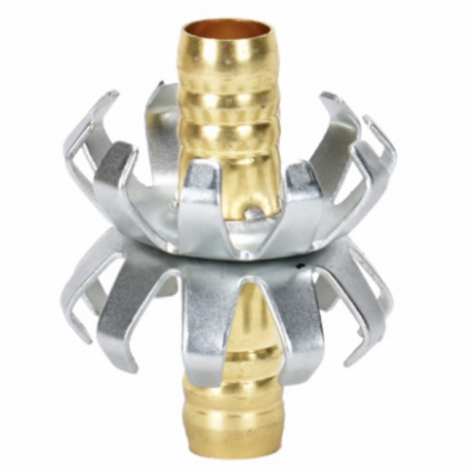 Brass Clincher Hose Mender  1/2 "