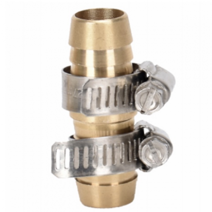 5/8 In. Brass Hose Mender, Barb Style   
