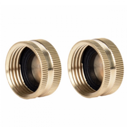 Brass Hose Cap 2-Pack