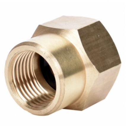 Brass Hose Connector 1/2" NPT x 3/4" NH
