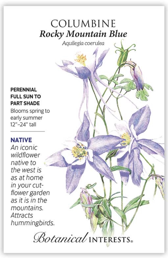 Rocky Mountain Blue Columbine Seeds