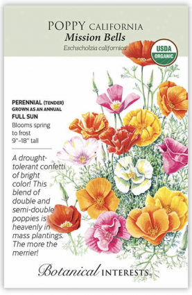 Mission Bells California Poppy Seeds