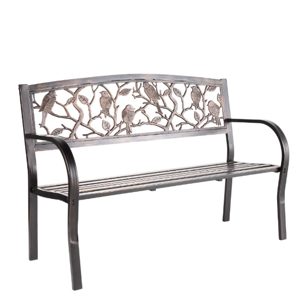 Metal Flock Friends Bench