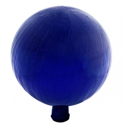 Crackle Blue Gazing Globe 12"