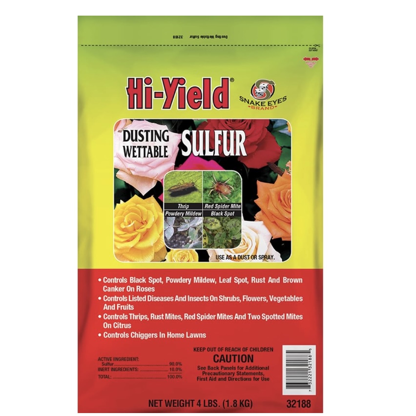 Hi-Yield Dusting Wettable Sulfur 4lb