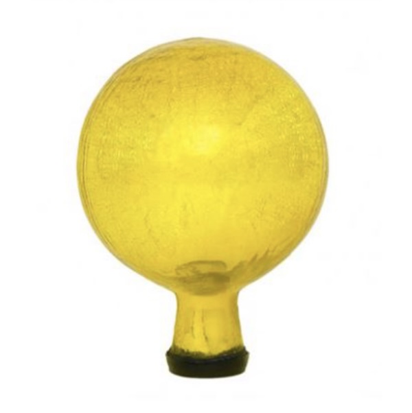 GAZING GLOBE, 6" LEMON DROP