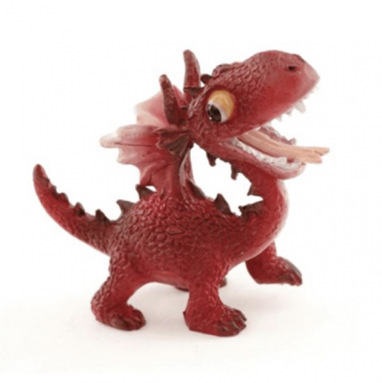 Playful Fairy Garden Mini Red Dragon