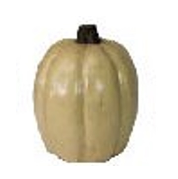 Tall Yellow Pumpkin  16"H  x 12.5"W