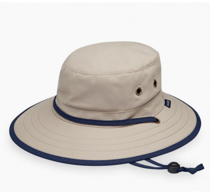 HAT, MEN EXPLORER-CAMEL/NAVY M/L