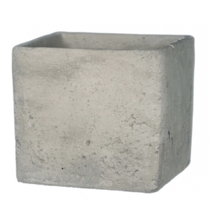 Concrete Square Pot 5.25"