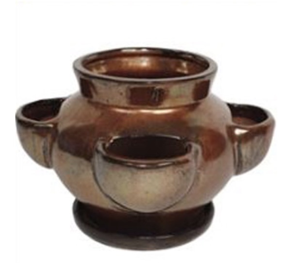 Stella Ceramic Strawberry Jars 7.5"