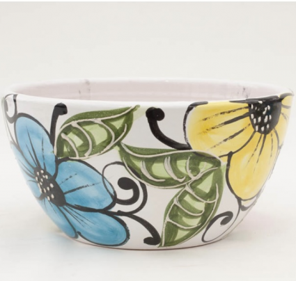 Spanish Wildflower Bowl 11"
