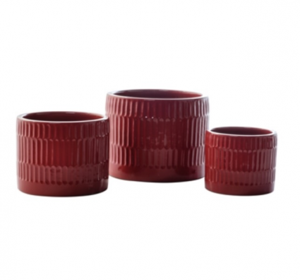 Large Red Thomas Planter 14.5"X11"