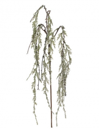 Iced Glitter Winter Amaranthus Spray 45"