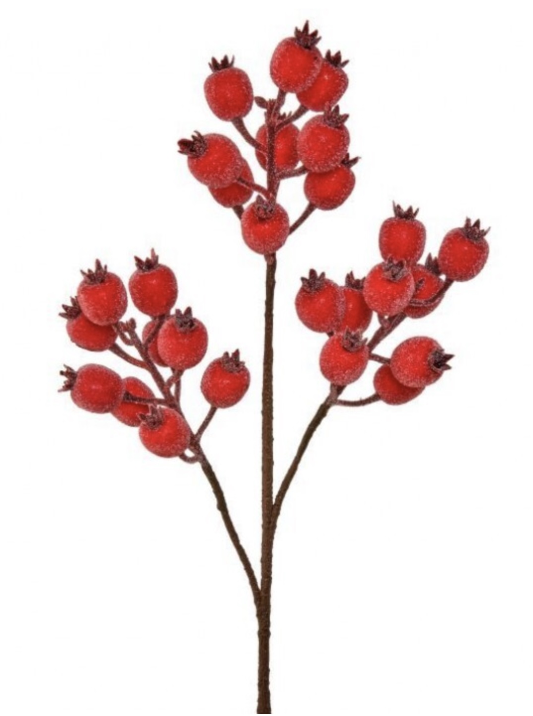 Icey Red Waterproof Pomegranate Berry Spray 24"