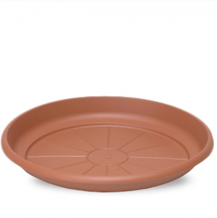 Emma Plastic Terra Cotta Saucer 9" and 12" (Sold Separately)