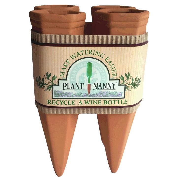 Plant Nanny Recycle a Wine Bottle Stake Set 4 Count
