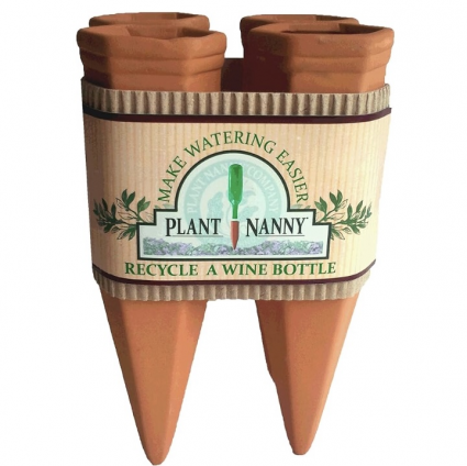 Plant Nanny Recycle a Wine Bottle Stake Set 4 Count