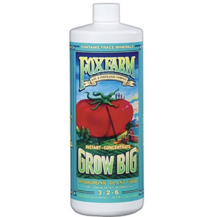 Grow Big® Hydroponic Liquid Plant Food 1 Qt