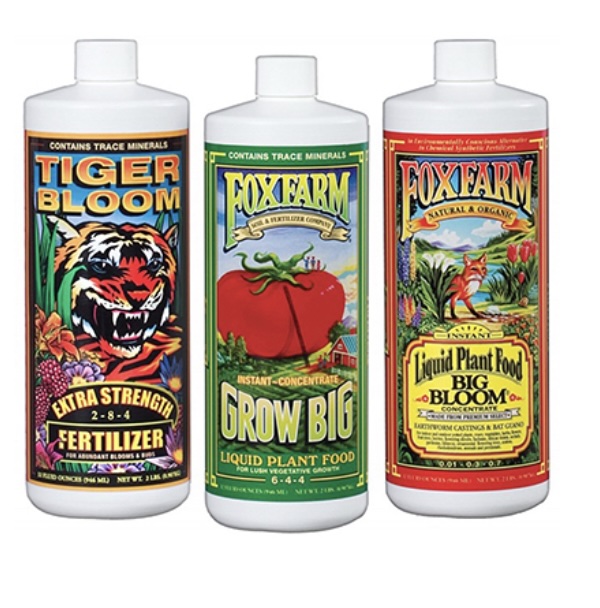 FoxFarm Soil Liquid Trio Pack (1Qt each)