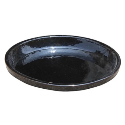 Black Saucer 16.25"