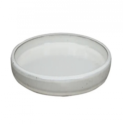 White Saucer 18"