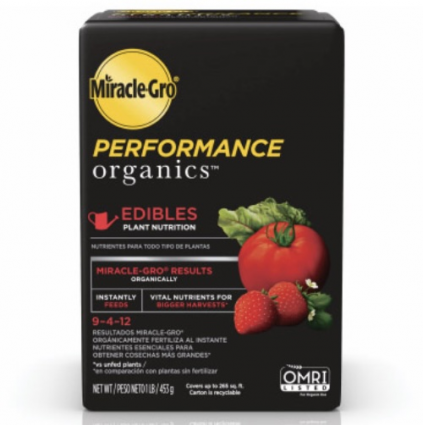 Miracle-Gro® Performance Organics Edibles Plant Nutrition