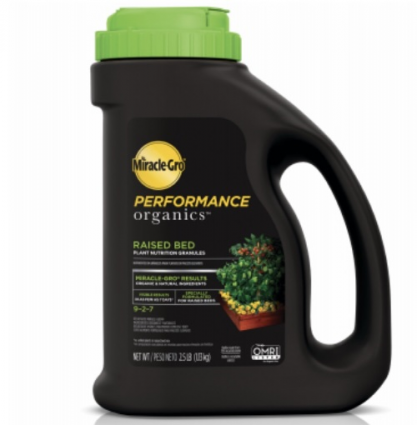 Miracle-Gro® Performance Organics Raised Bed Plant Nutrition Granules 2.5lbs