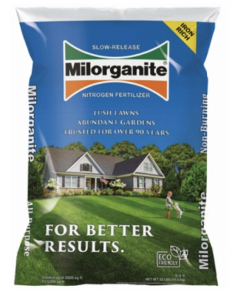 Milorganite® Slow-Release Nitrogen Fertilizer 6-4-0   32lb,
