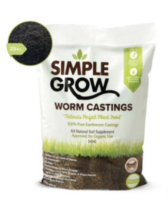 Simple Grow Worm Castings 25lbs
