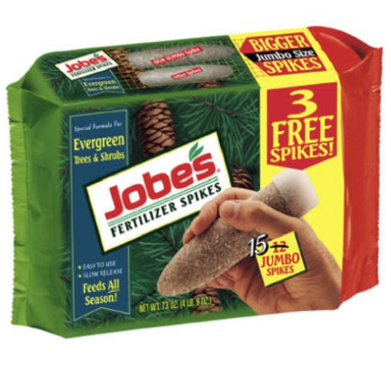 Jobe's® Evergreen and Evergreen Shrub Fertilizer Tree Spikes