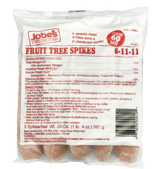 Jobes® Fertilizer Spikes Fruit & Citrus Tree 5 Pack
