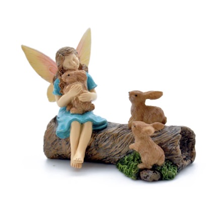 Fairy Snuggling Bunnies