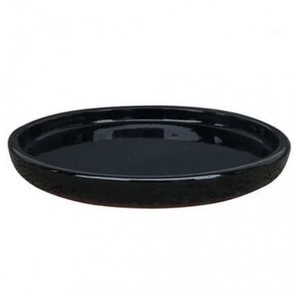 SAUCER, 11.75" BLACK