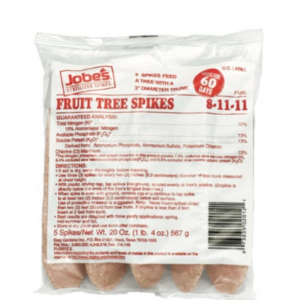 Jobes® Fertilizer Spikes Fruit & Citrus Tree 5 Pack