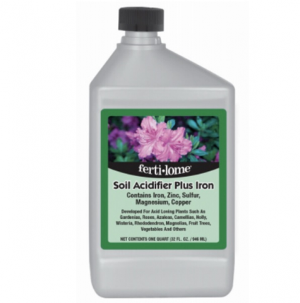 fertilome Soil Acidifier Plus Iron 1 Qt