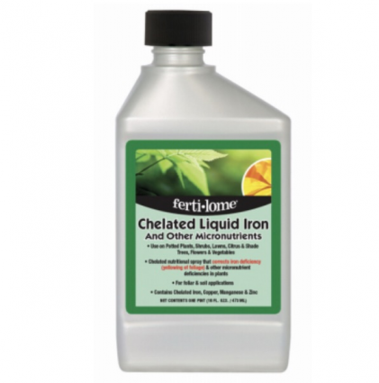 fertilome Chelated Liquid Iron and Other Micro Nutrients 1Pt