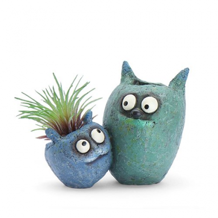 PLANTER,BLOOMIES WINGMAN BLU/TEL