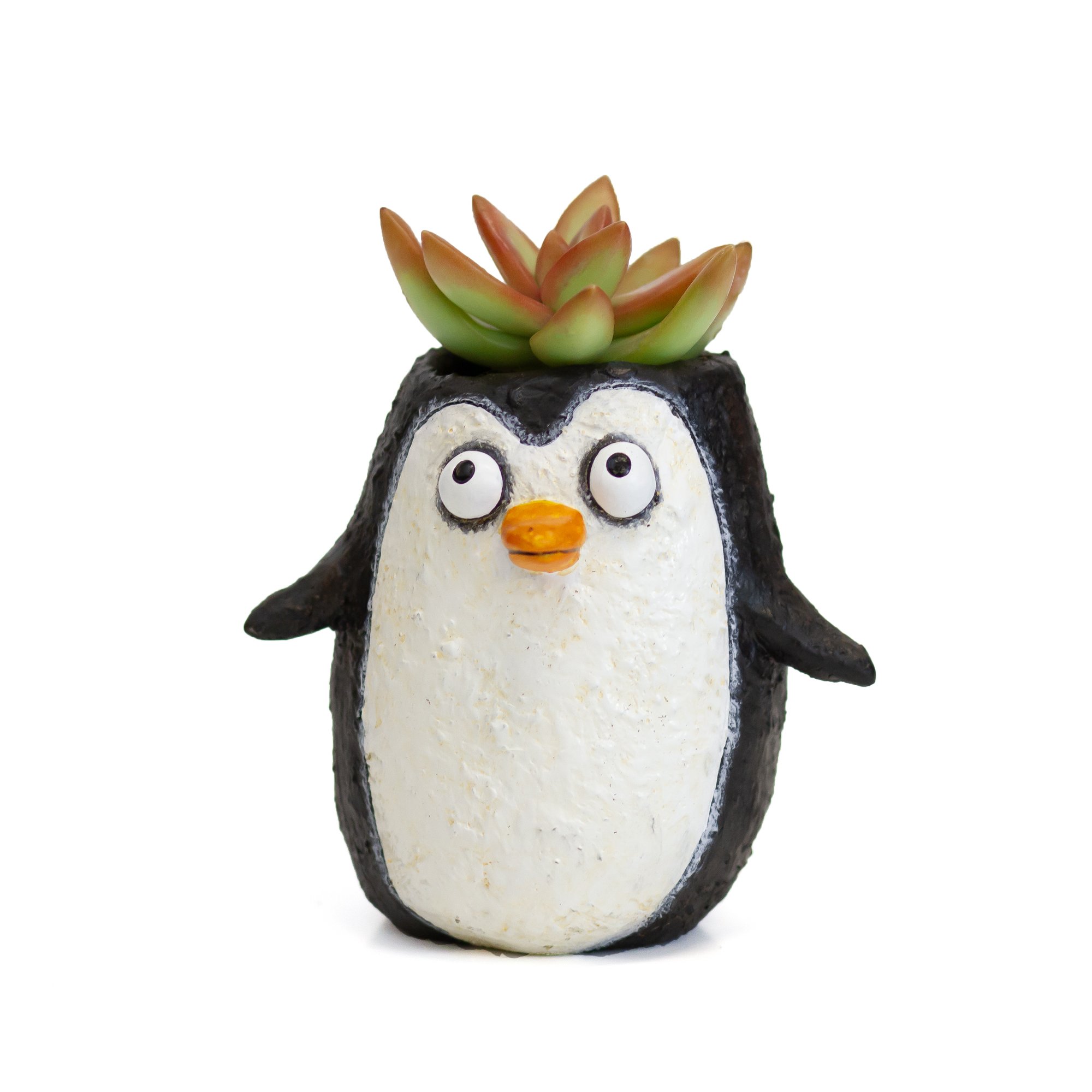 PLANTER, WADDLES THE PENGUIN 4"H
