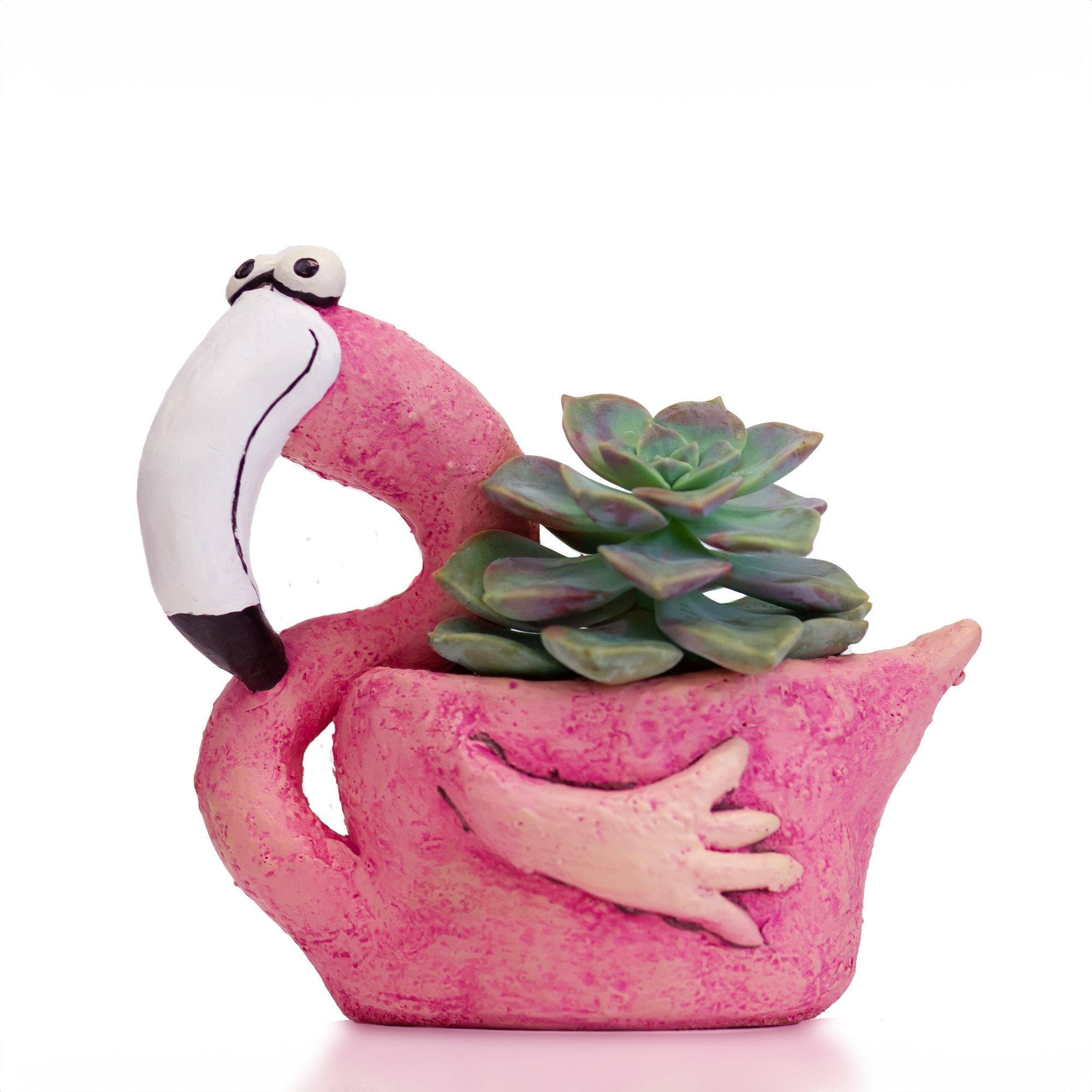 PLANTER, FIONA FLAMINGO 5.75"H