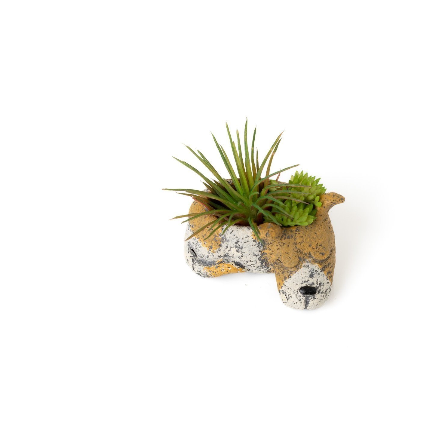 PLANTER, MINI SLEEPING DOG LUNA