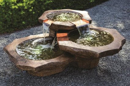 FOUNTAIN, STONE BASINS 847#