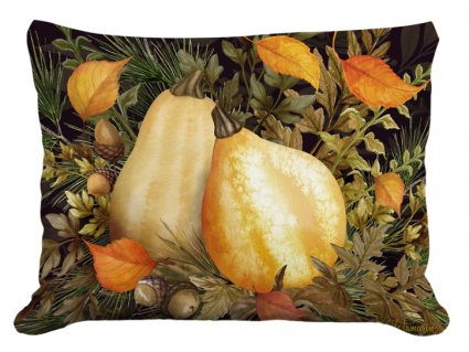 PILLOW, 19" X 24" PUMPKIN PAIR