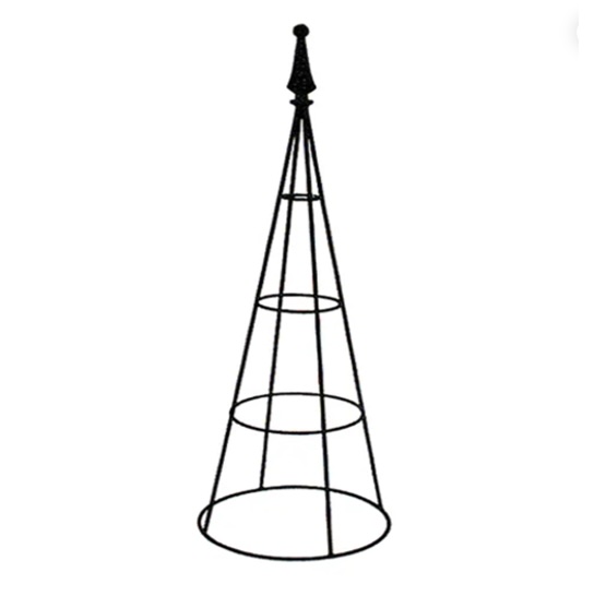 Black Plant Pillar 42"
