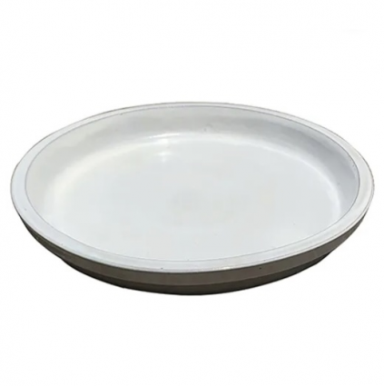 White Ceramic Saucer 16.25"