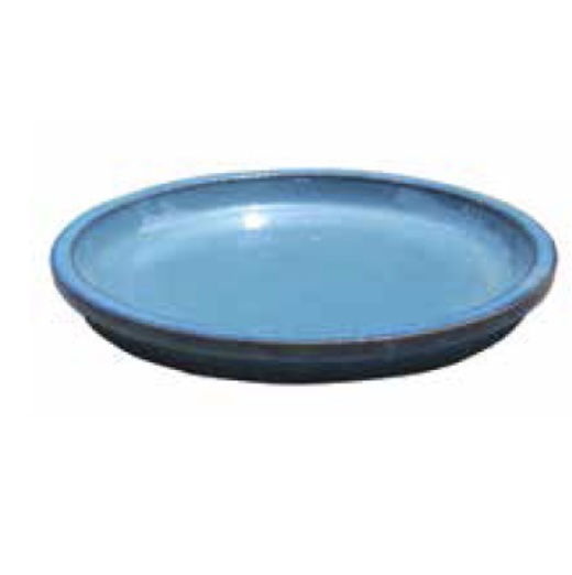Aqua Blue Saucer 11.75"
