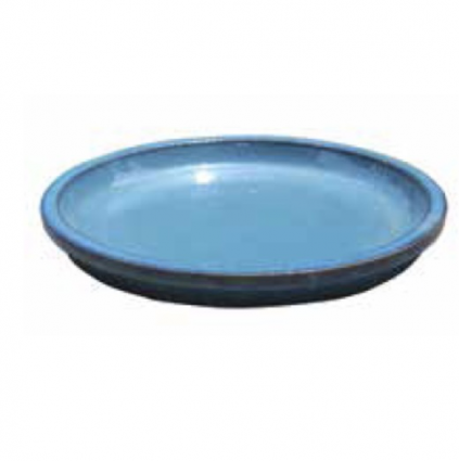 Aqua Blue Saucer 11.75"