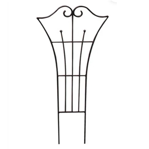 Graphite Fiddlehead Trellis 11"W X 26"H 