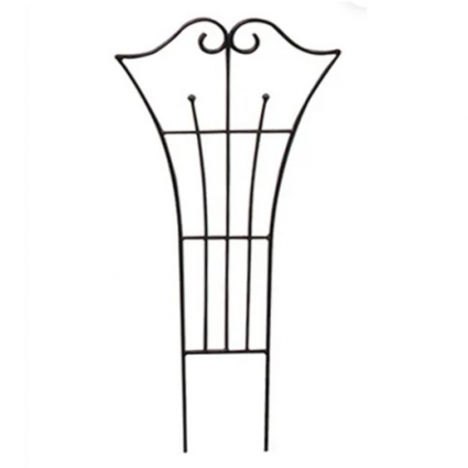 Graphite Fiddlehead Trellis 11"W X 26"H 