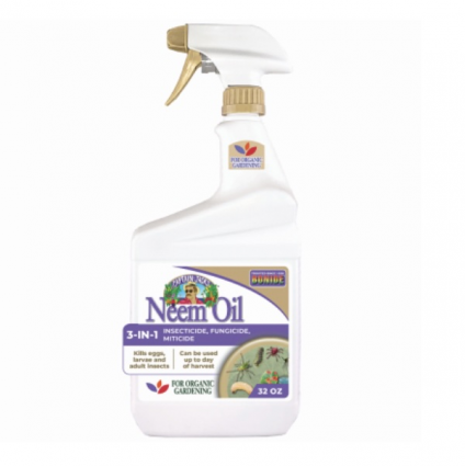 Captain Jack's Organic Gardening Neem Oil, Multi-Purpose Fungicide, Insecticide and Miticide, Ready-